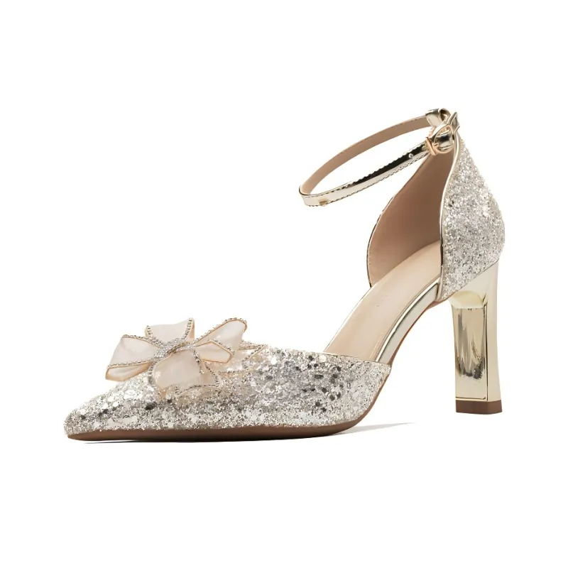 GOSO Chunky Heel High Heels Women's-0