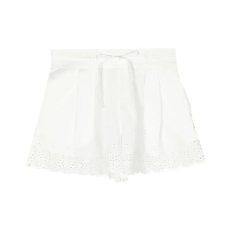 Ulla Johnson Sabine Cotton Shorts-0
