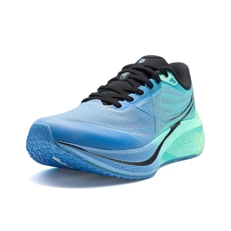 XTEP 5 Speed 3 Lightweight Anti Slip Low Top Casual Running Shoes Men's Green Blue-1
