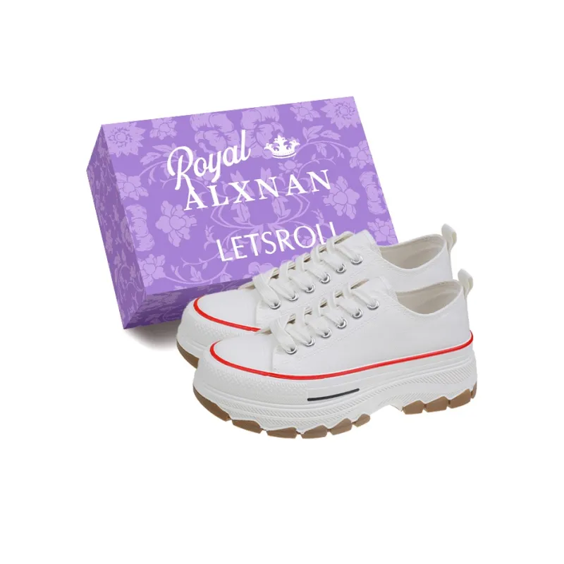Alxnan Low Top Skateboard Shoes Women's Box-7