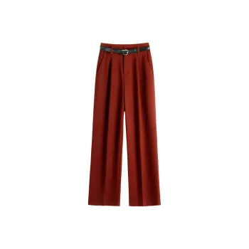 LUYOUYE Casual Pants Women's Ancora Red