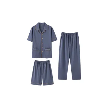 Mulong Family Pajama Set Men's Slate Gray