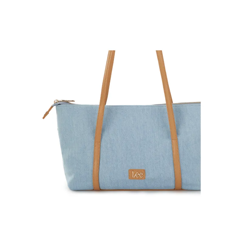 Lee Fabric Tote Bag, Shopping Bag, Shoulder Bag Regular Women's Light Blue-4