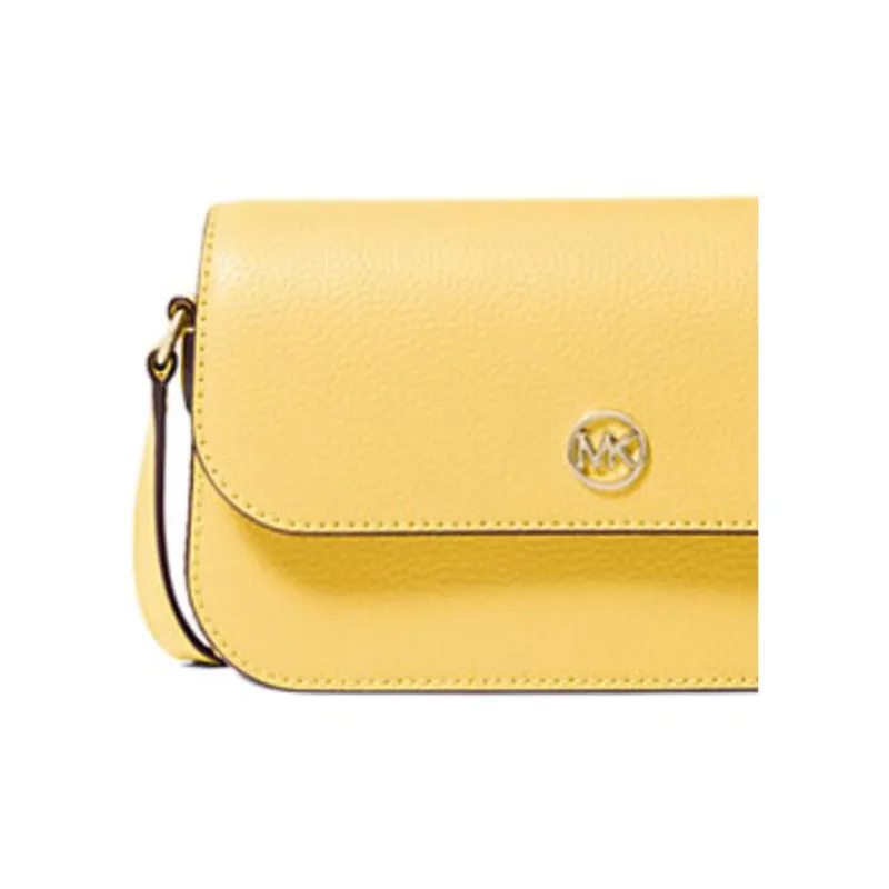 MICHAEL KORS Jet Set Travel Leather Shoulder Bag, Crossbody Bag Small Size Women's Daisy Yellow-4