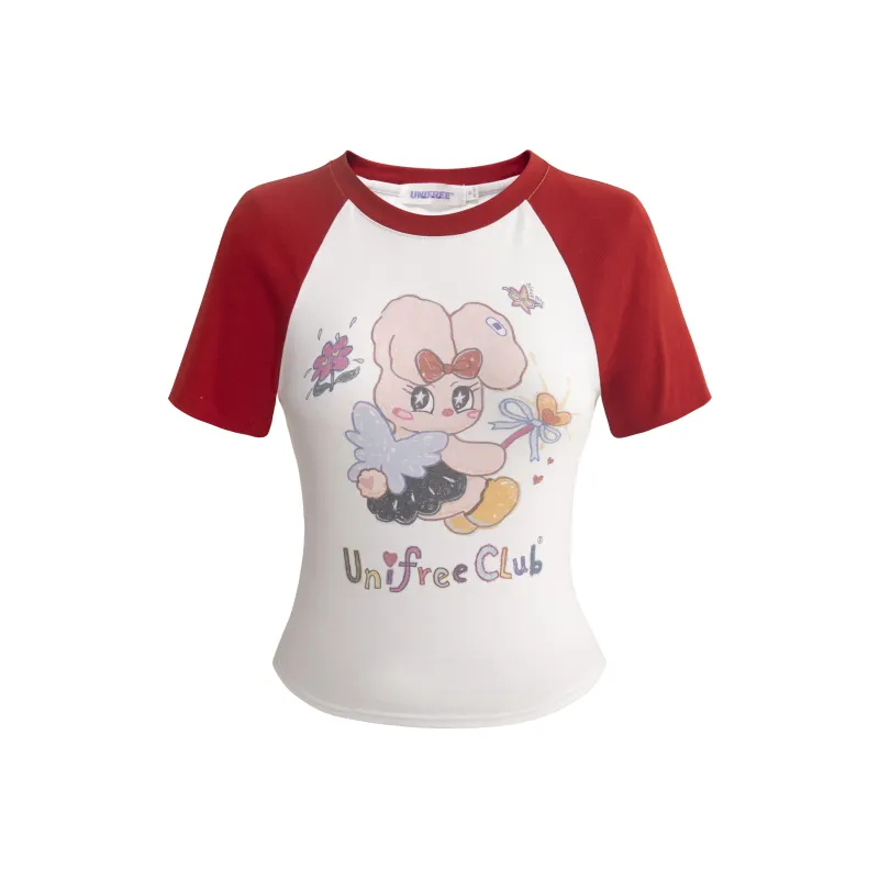 UNIFREE Raglan Sleeve T Shirt Women's-0