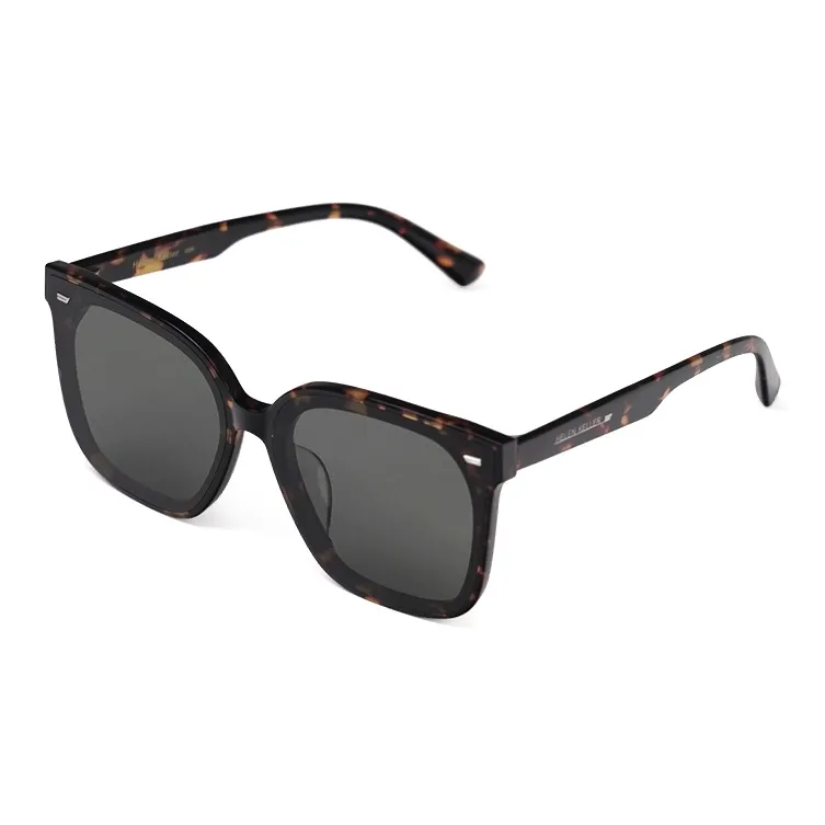 HELEN KELLER Plate Frame Square Sunglasses Unisex-8