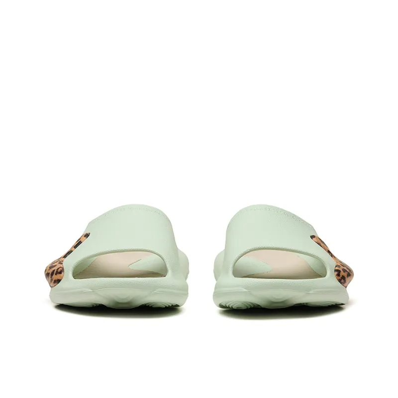 EQLZ EQUALIZER Oasis Shock Absorbers With Slip Resistant Features Slide Slippers Unisex Leopard Print-5