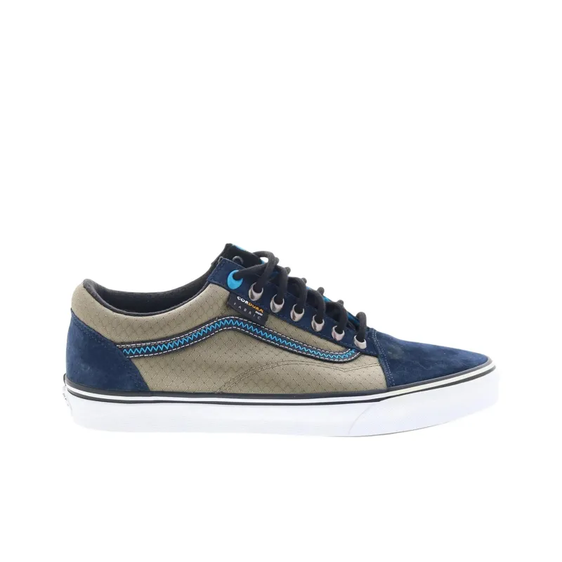 Vans Old Skool Dress Blue Green Cordura-1