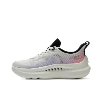 LINING SOFT COOL 2 Casual Shoes Women's Low Top Ivory Cloud Purple, Marigold Pink