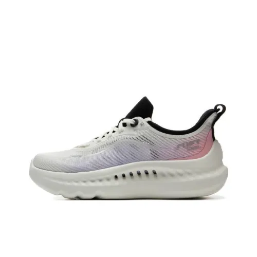 LINING SOFT COOL 2 Casual Shoes Women's Low Top Ivory Cloud Purple, Marigold Pink