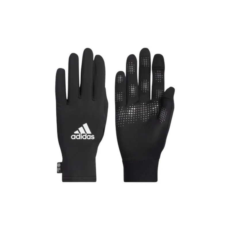 Adidas Polyester, Polyurethane Gloves Unisex Black-0