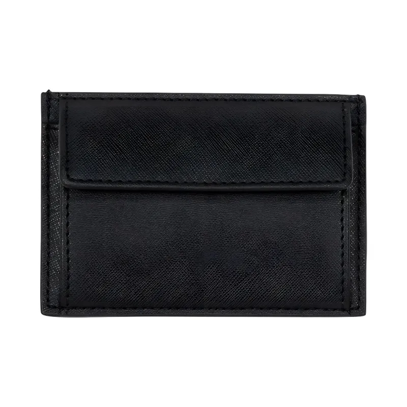 HUGO BOSS Leather Card Holder Men's Black-1