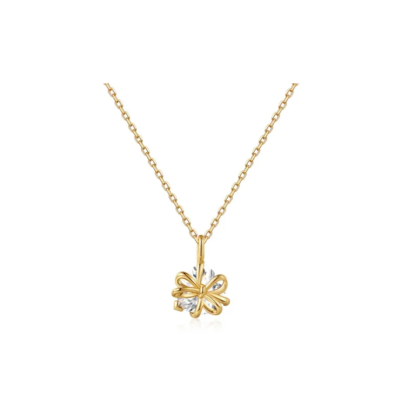 FANCI S925 Silver Necklaces Women's White, Gold-0