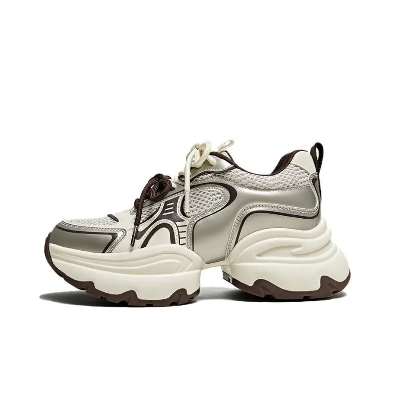BASTO Slip Resistant Low Top Chunky Sneakers Women's-0
