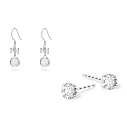KUMET Sterling Silver Earrings Women's
