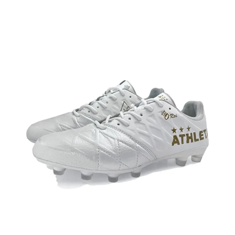 ATHLETA O REI Cushioning, Wear Resistant Soccer Shoes Men's White-1