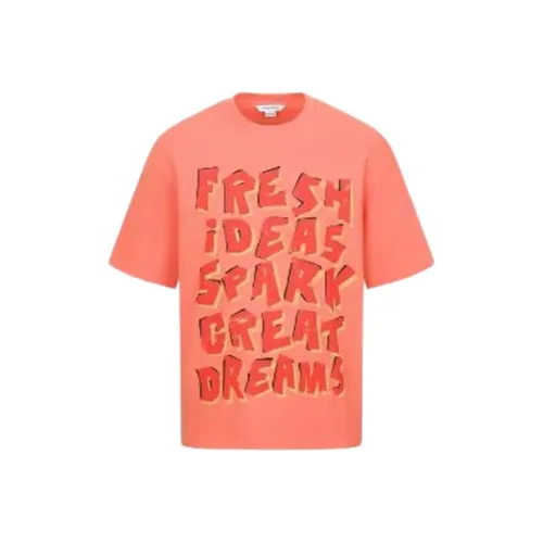 URBAN REVIVO T Shirt Men's Total Crimson