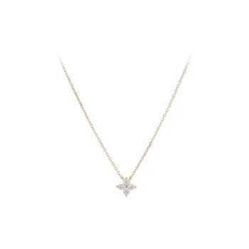 MAXTHINK S925 Silver Necklaces Women's Silver/Gold