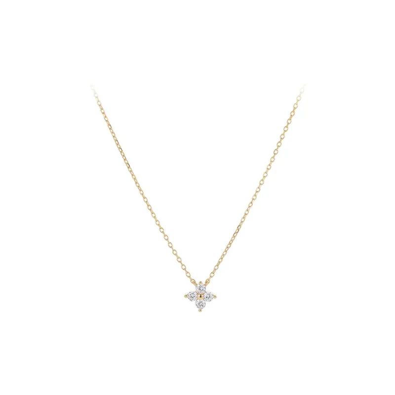 MAXTHINK S925 Silver Necklaces Women's Silver/Gold-0