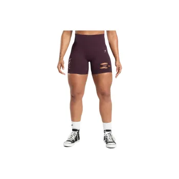GYMSHARK Gains Seamless Sports Shorts Women's Dark Purple