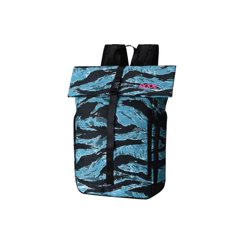COEXISTENCE Polyester Backpack Men's Blue Black-1