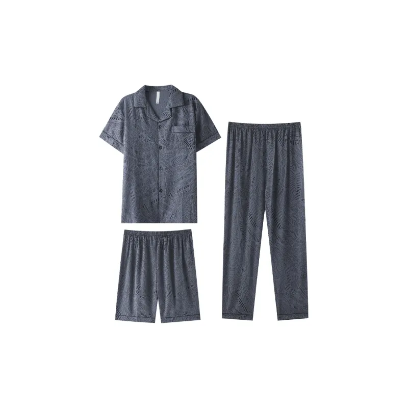 Cotton Gene Pajama Set Men's Multi pack-4