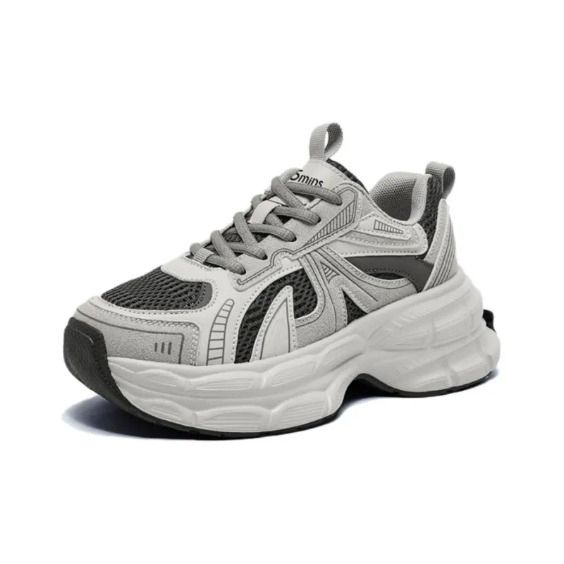15 MINS Breathable Height Increase Low Top Chunky Sneakers Women's-1