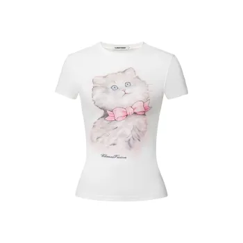 CLIMAX VISION Cute Pet Series T Shirt Women's