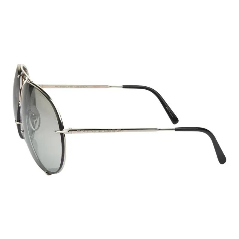 PORSCHE DESIGN Titanium Aviator Sunglasses Women's Silver-1