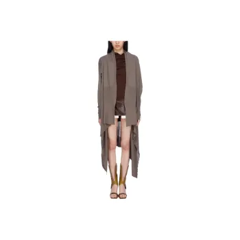 RICK OWENS Tied Wrap Coat