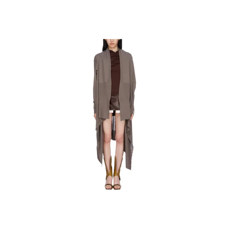 RICK OWENS Tied Wrap Coat-0