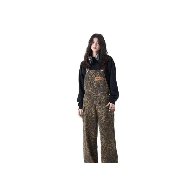 SIL VITIN Overalls Unisex Leopard Print-1