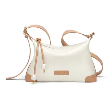 CNOLES Cow Leather Shoulder Bag Women's Fruit Milkshake