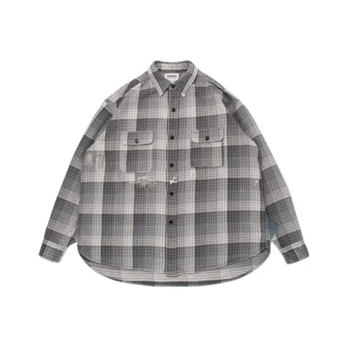 Bowwow SS25 DELUXE FLANNEL SHIRTS REPAIRED Shirt Unisex