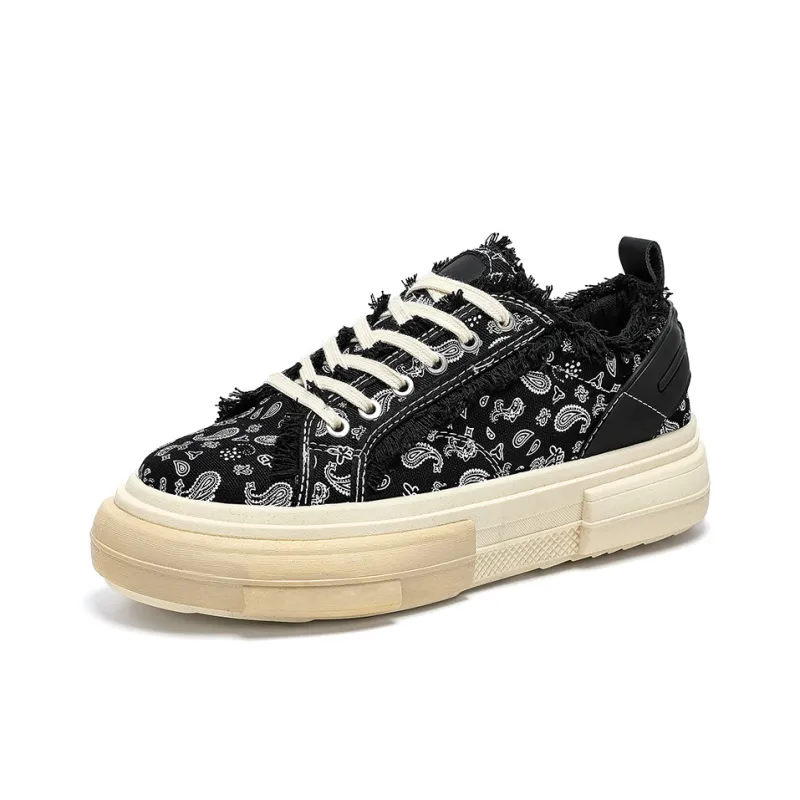 HACKBUTEER Low Top Skateboard Shoes Men's Box Included-2