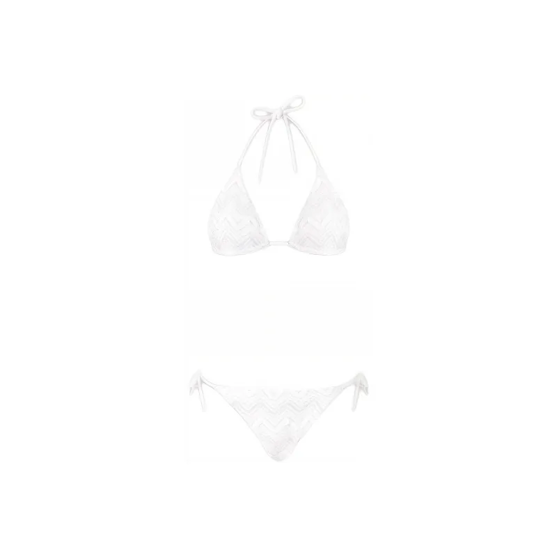 MISSONI Zigzag Halterneck Two Piece Bikini Set-0