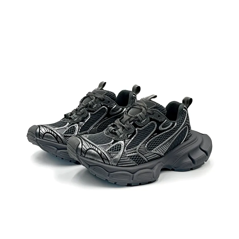 Hong Kong Meng Slip Resistant, Breathable, Height Increasing Low Top Chunky Sneakers Unisex-27