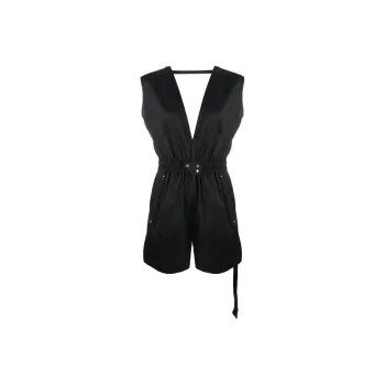 Rick Owens DRKSHDW V neck Playsuit