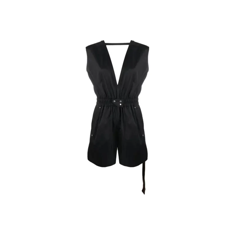 Rick Owens DRKSHDW V neck Playsuit-0