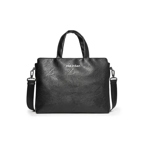 Mulinsen PU Briefcase Men's Black