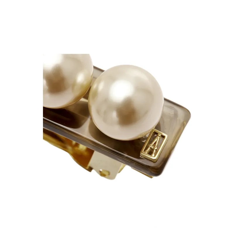ALEXANDRE DE PARIS Camouflage Jade Bead 8cm Hair Clip Ponytail Clip Women's-5