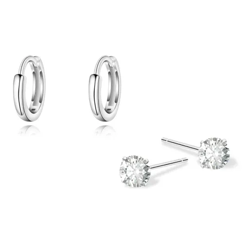 KUMET Sterling Silver Earrings Women's