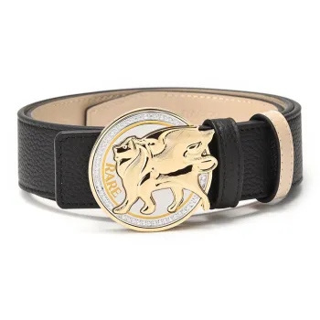 RARE Cow Leather Belts Unisex 3.4cm
