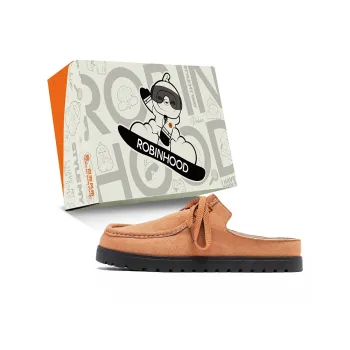 ROBINHOOD Odor Resistant Abrasion Resistant Slip Resistant Antibacterial Closed Toe Slippers Men's Box Included