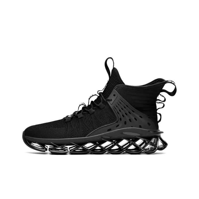 AMICNIEGD Shock Absorbers With Slip Resistant And Abrasion Resistant Properties High Top Casual Shoes Men's-6