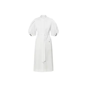 LOUIS VUITTON Puff Sleeve Shirt Dress