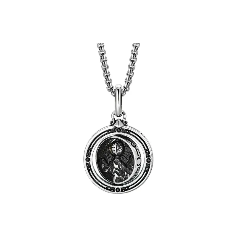MYSH 925 Sterling Silver Necklaces Men's-13