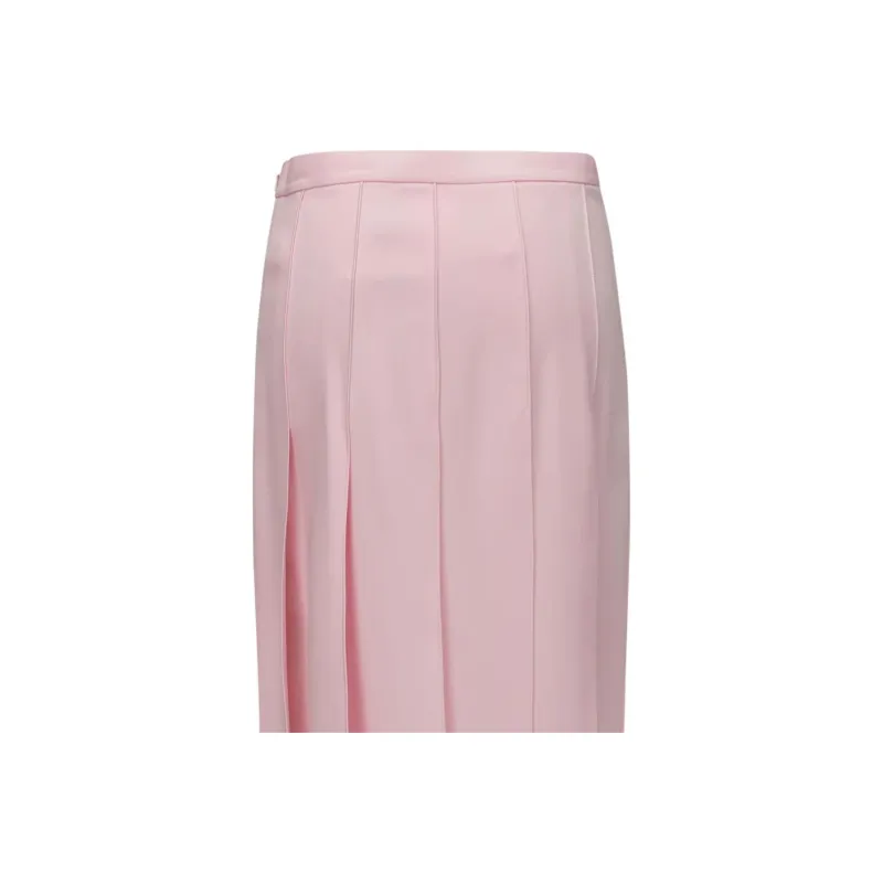 MaxMara Studio Casual Long Skirt Women's Pink-3
