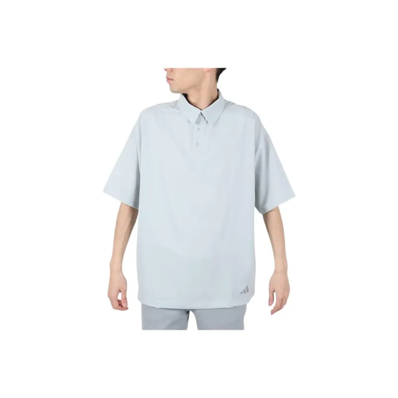 Adidas Polo Shirt Men's Light Blue-0
