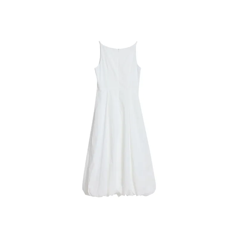 ZAZN Slip Dresses Women's White-1